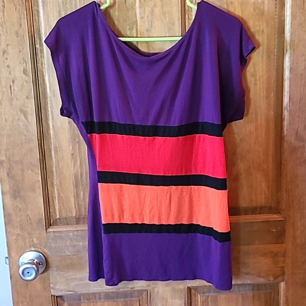 Large dress shirt, Purple